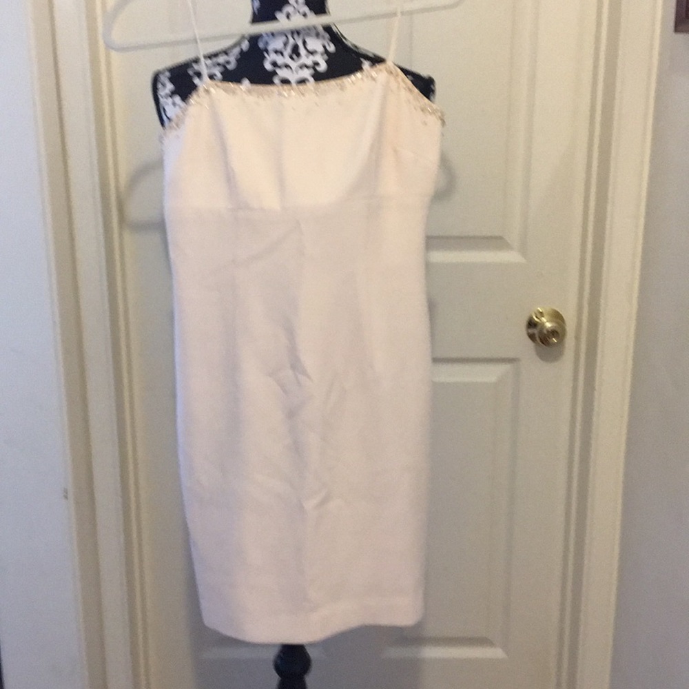 Cream spaghetti strap dress